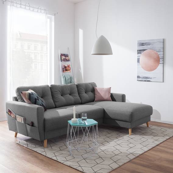 Home 24 Sofa Grau