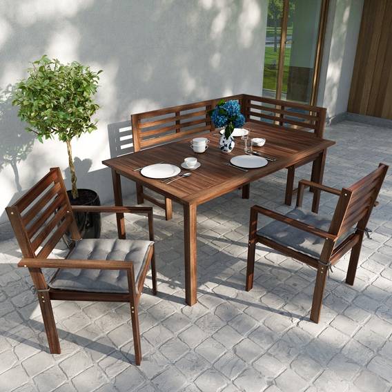 Garden Sitzkissen Garden Basic4er Sitzkissen Basic4er setWebstoff Yb67yfg