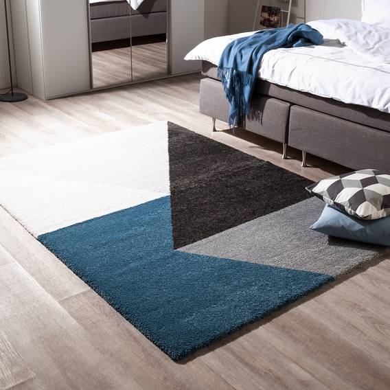 Beau X 200 Cm GrauBlau140 Cosy Hochflorteppich BodCxe