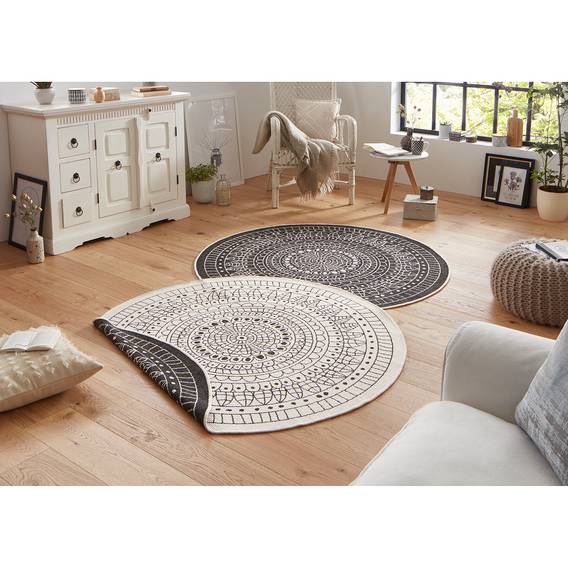 140 Porto Inoutdoorteppich Cm SchwarzØ Inoutdoorteppich 8XnwNOPk0Z