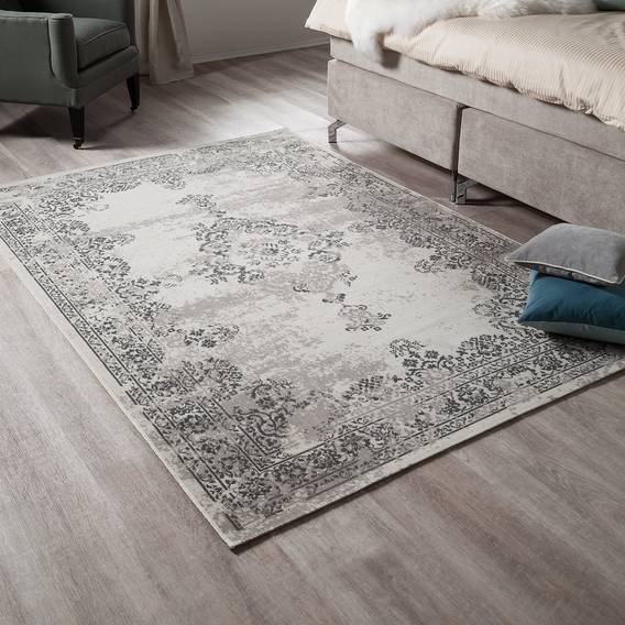 Grau140 200 Kurzflorteppich Vintage X Cm 9EHIY2eDWb