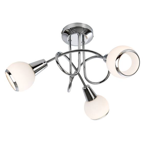 Deckenleuchte Loris I - Metall/Glas | home24