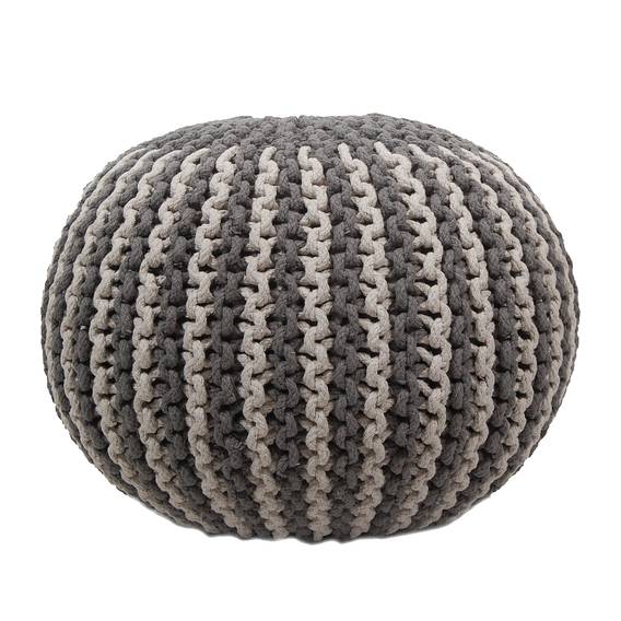 Ii BaumwollstoffGrauCreme Ii Bobble Pouf Bobble BaumwollstoffGrauCreme Pouf Bobble Pouf Ii Bobble Pouf BaumwollstoffGrauCreme deCQrWBEox