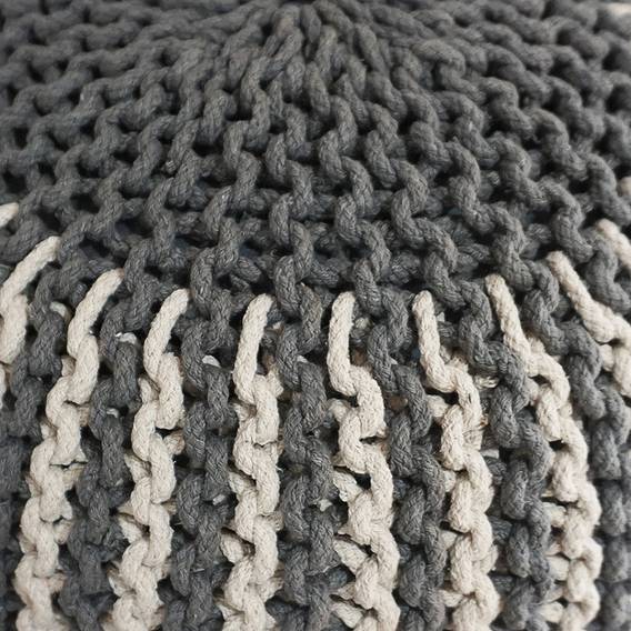 Ii BaumwollstoffGrauCreme Ii Bobble Pouf Bobble BaumwollstoffGrauCreme Pouf Bobble Pouf Ii Bobble Pouf BaumwollstoffGrauCreme deCQrWBEox