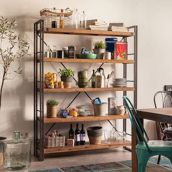 Regal Manchester II - Akazie massiv/Metall | home24