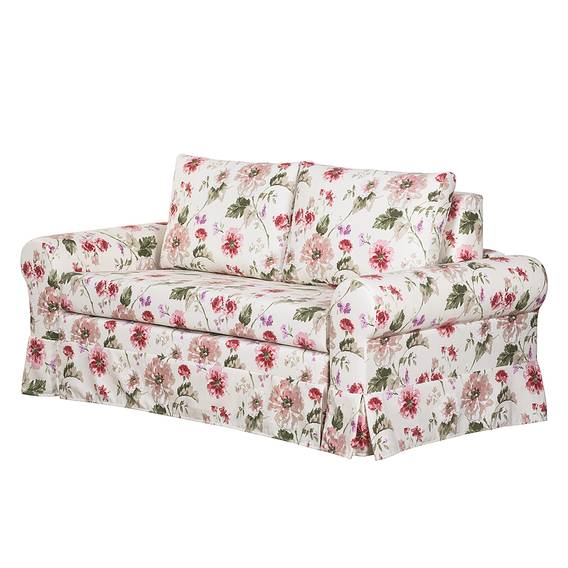 schlafsofa latina vi webstoff beige rot 205 cm 3495885