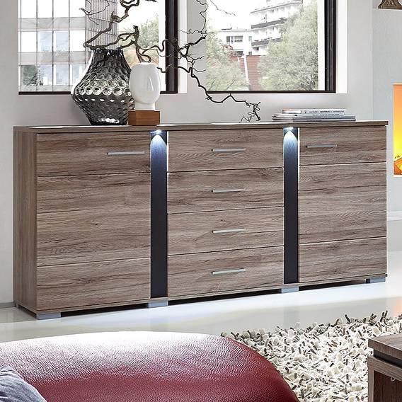 DekorSchiefer Sideboard DekorSchiefer Dunkel Sideboard Sideboard CampoinklBeleuchtungEiche Sanremo CampoinklBeleuchtungEiche Sanremo CampoinklBeleuchtungEiche Dunkel ulwOXZiTPk