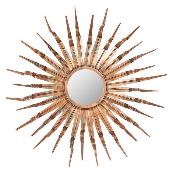 Spiegel Sun - Kupfer | home24