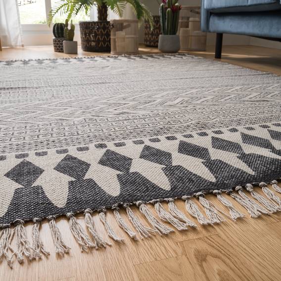 Stripes BaumwollstoffSchwarzWeiß Indiana Teppich Teppich Indiana Stripes BaumwollstoffSchwarzWeiß Teppich UzMSVpq