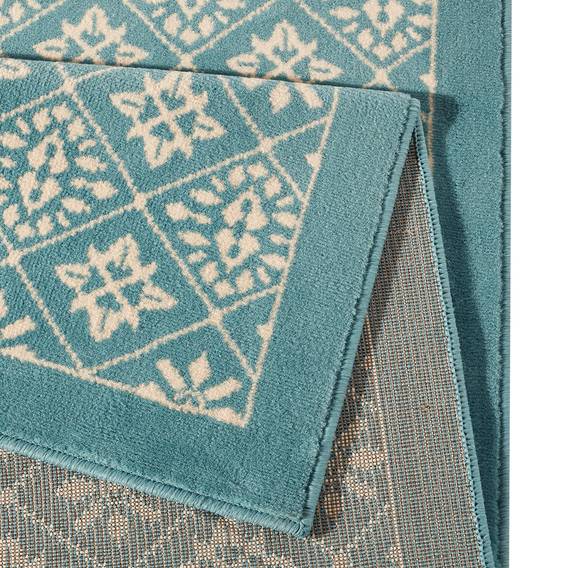 HellblauWeiß120 Cm Teppich Tile X 170 ZiwOuPkXT