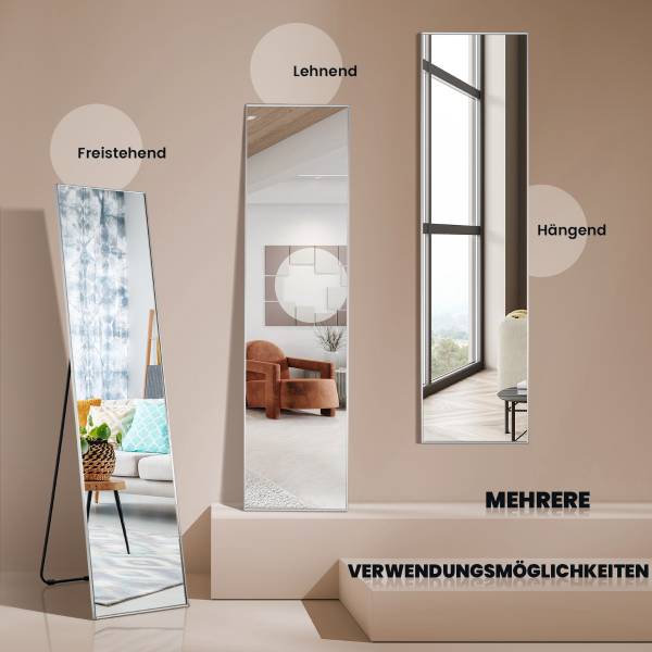 Spiegel 31984657 Silber - Glas - 1 x 1 x 1 cm