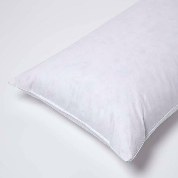 Seitenschläferkissen DP1302 Weiß - Baumwollstoff - 40 x 15 x 145 cm
