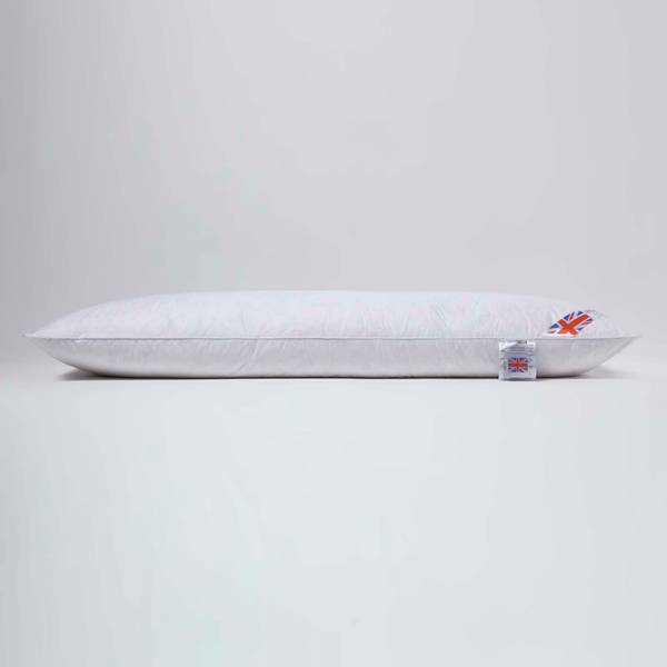 Seitenschläferkissen DP1302 Weiß - Baumwollstoff - 40 x 15 x 145 cm