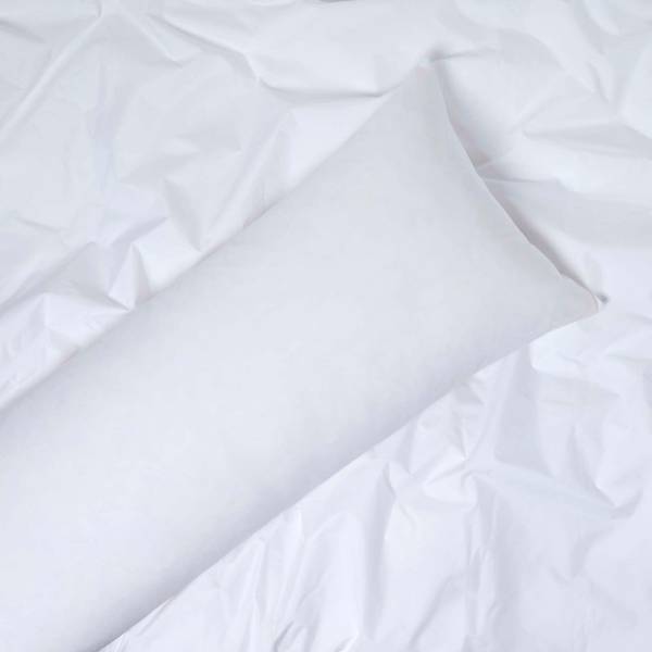 Seitenschläferkissen DP1302 Weiß - Baumwollstoff - 40 x 15 x 145 cm