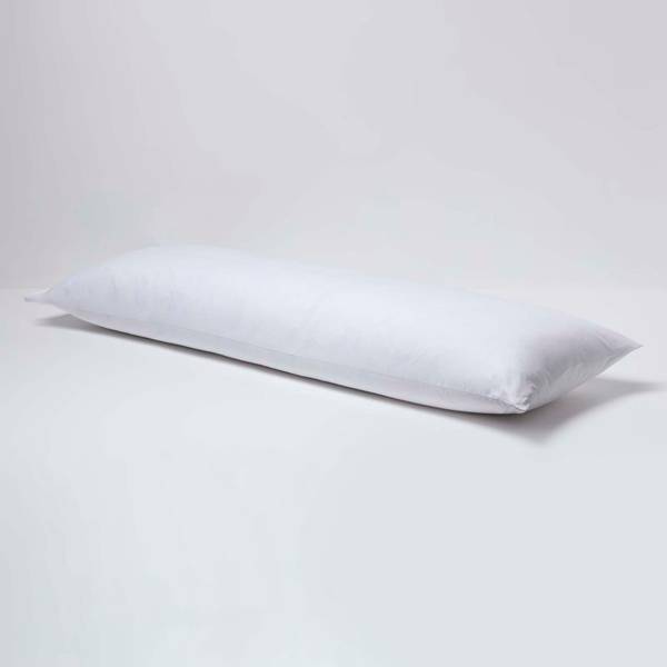 Seitenschläferkissen DP1302 Weiß - Baumwollstoff - 40 x 15 x 145 cm