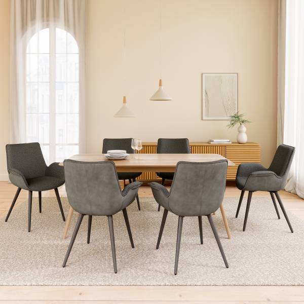 Massiver Esstisch SANDER Eiche - 180 x 90 cm