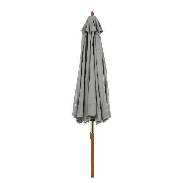 Parasol Sombrilla Gris - Gris - Diamètre : 270 cm