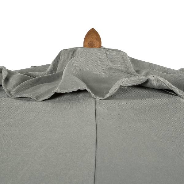 Parasol Sombrilla Gris - Gris - Diamètre : 270 cm