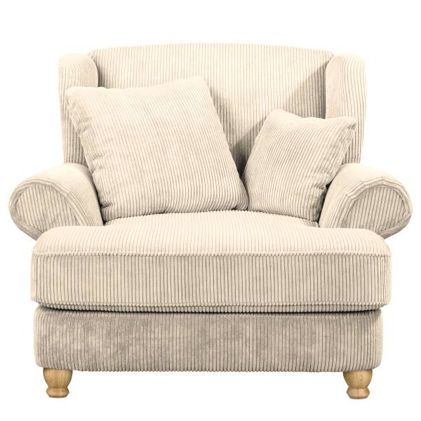XXL Sessel Colares Cord Creme