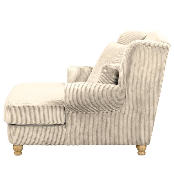 XXL Sessel Colares Cord Creme