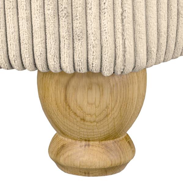 XXL Sessel Colares Cord Creme