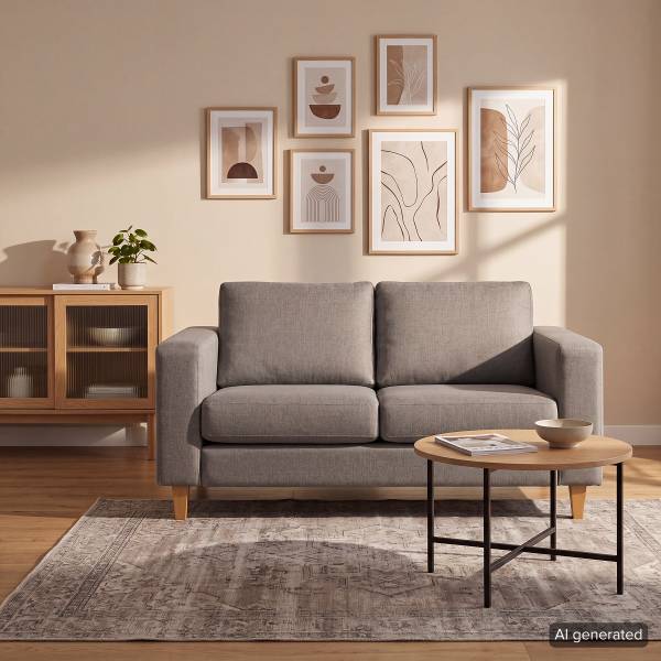 2-Sitzer Sofa MAISON Webstoff - Webstoff Inas: Cubanit