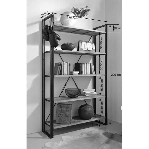 Open kast Iron I kopen | home24