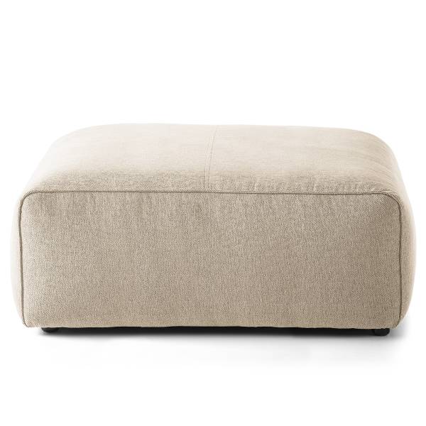 Polsterhocker HUDSON Webstoff Saia: Beige