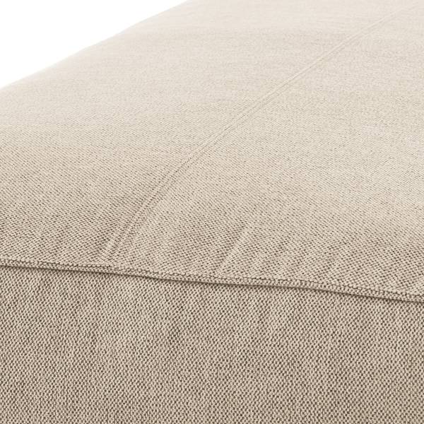 Polsterhocker HUDSON Webstoff Saia: Beige