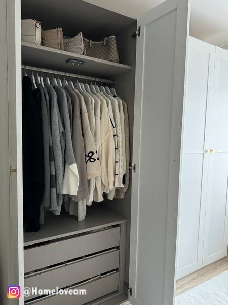 Schubkasteneinsatz Rauch Beige - Andere - 88 x 64 x 50 cm