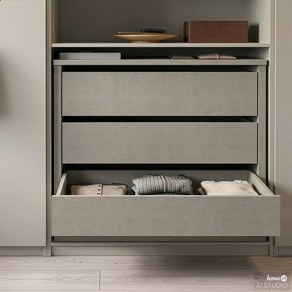 Schubkasteneinsatz Rauch Beige - Andere - 88 x 64 x 50 cm
