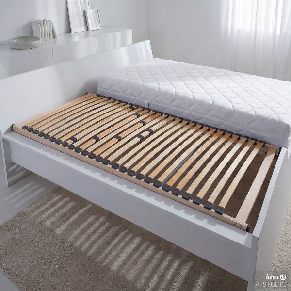 Lattenrost Rubin I Buche - Natur / Anthrazit - 80 x 200cm