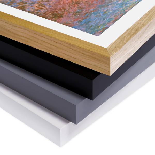 Bild Strohschober I Kiefer teilmassiv - Schwarz - 40 x 30 cm