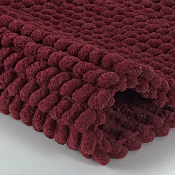 Badteppich Celine Mischgewebe - Braun - 100 x 60 cm