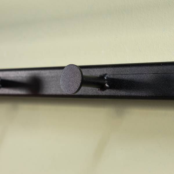 Wandgarderobe Rizzoli XS Eiche massiv / Metall - Eiche / Schwarz