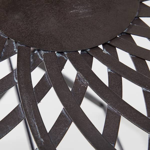 Tavolo da giardino MANDALA GARDEN Ferro - Marrone