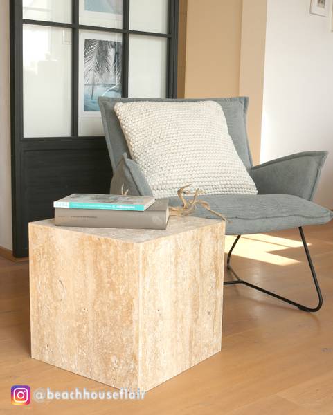 Fauteuil Tutu corduroy Fjella: mint - zonder hocker - met armleuningen