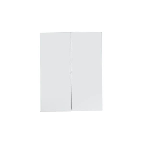 Badezimmerset Skin 2-teilig Hochglanz Weiß