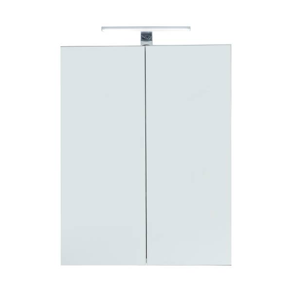 Badezimmerset Skin 2-teilig Hochglanz Weiß