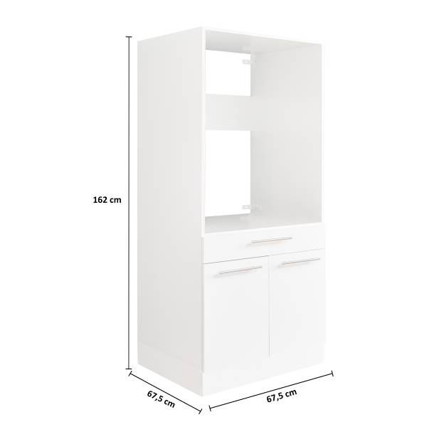 Wasmachinekast-set Laundreezy B antracietkleurig - 185 x 200 cm