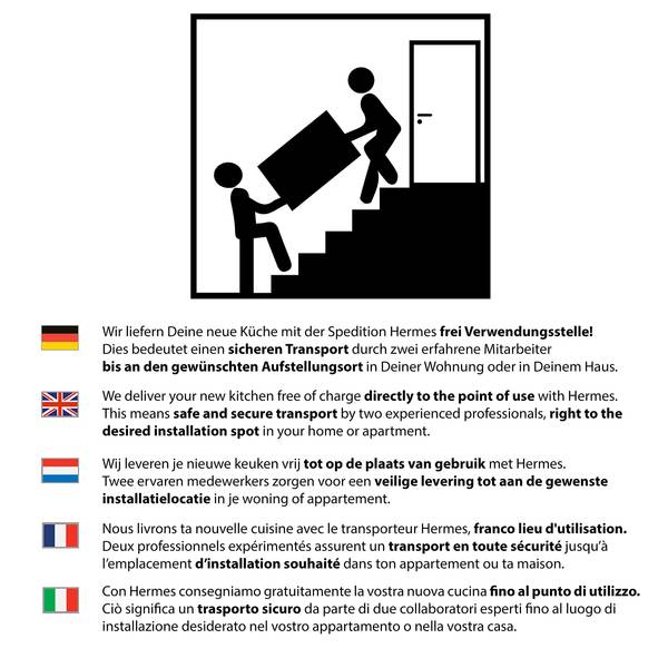 Eckunterschrank Meran 1 Tür Matt Weiß