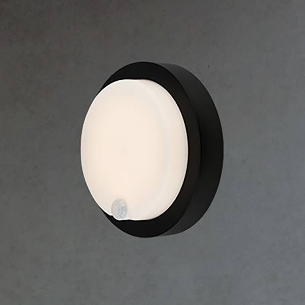 LED-Wandleuchte Presigo Polypropylen - 1-flammig - Schwarz
