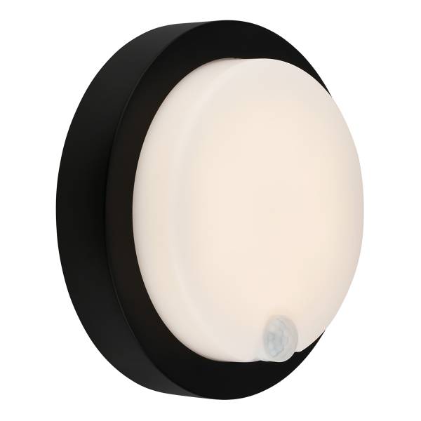 LED-Wandleuchte Presigo Polypropylen - 1-flammig - Schwarz