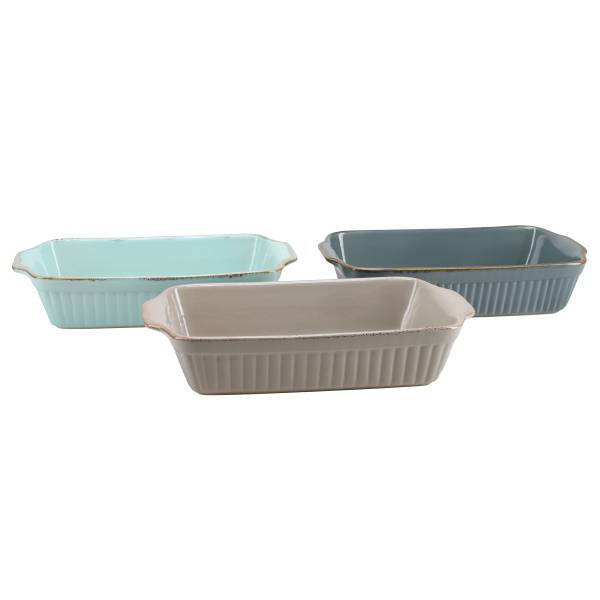 Ovenschaal Classic Vintage aardewerk - mintgroen