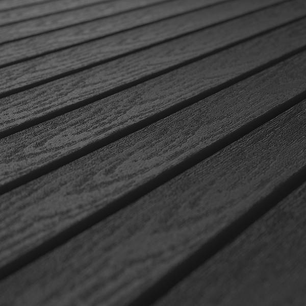 Tuinkeukentafel Portol aluminium/kunststof - zwart