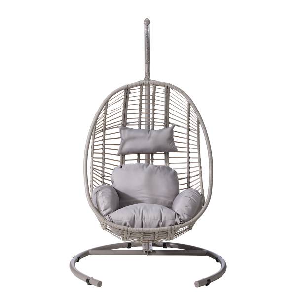 Sedia sospesa Kayoa Rattan sintetico / Acciaio - Beige