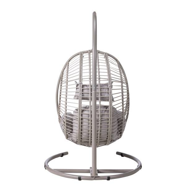 Sedia sospesa Kayoa Rattan sintetico / Acciaio - Beige