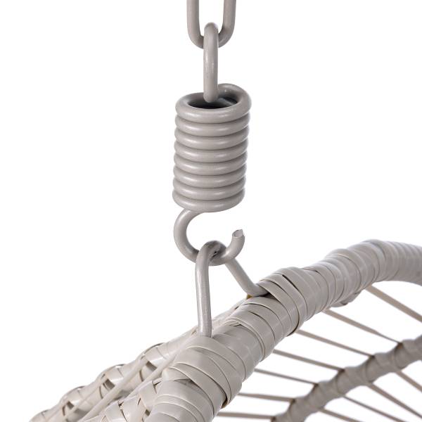 Sedia sospesa Kayoa Rattan sintetico / Acciaio - Beige