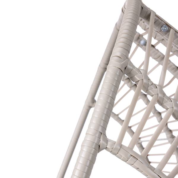 Sedia sospesa Kayoa Rattan sintetico / Acciaio - Beige