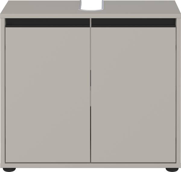 Ensemble de salle de bain Lemont 3 pcs Gris minéral